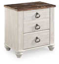 Willowton Two Drawer Nightstand