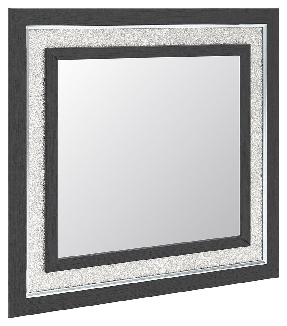 Zuraleus Black Bedroom Mirror