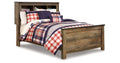 Trinnell Bookcase Panel Bed - Full
