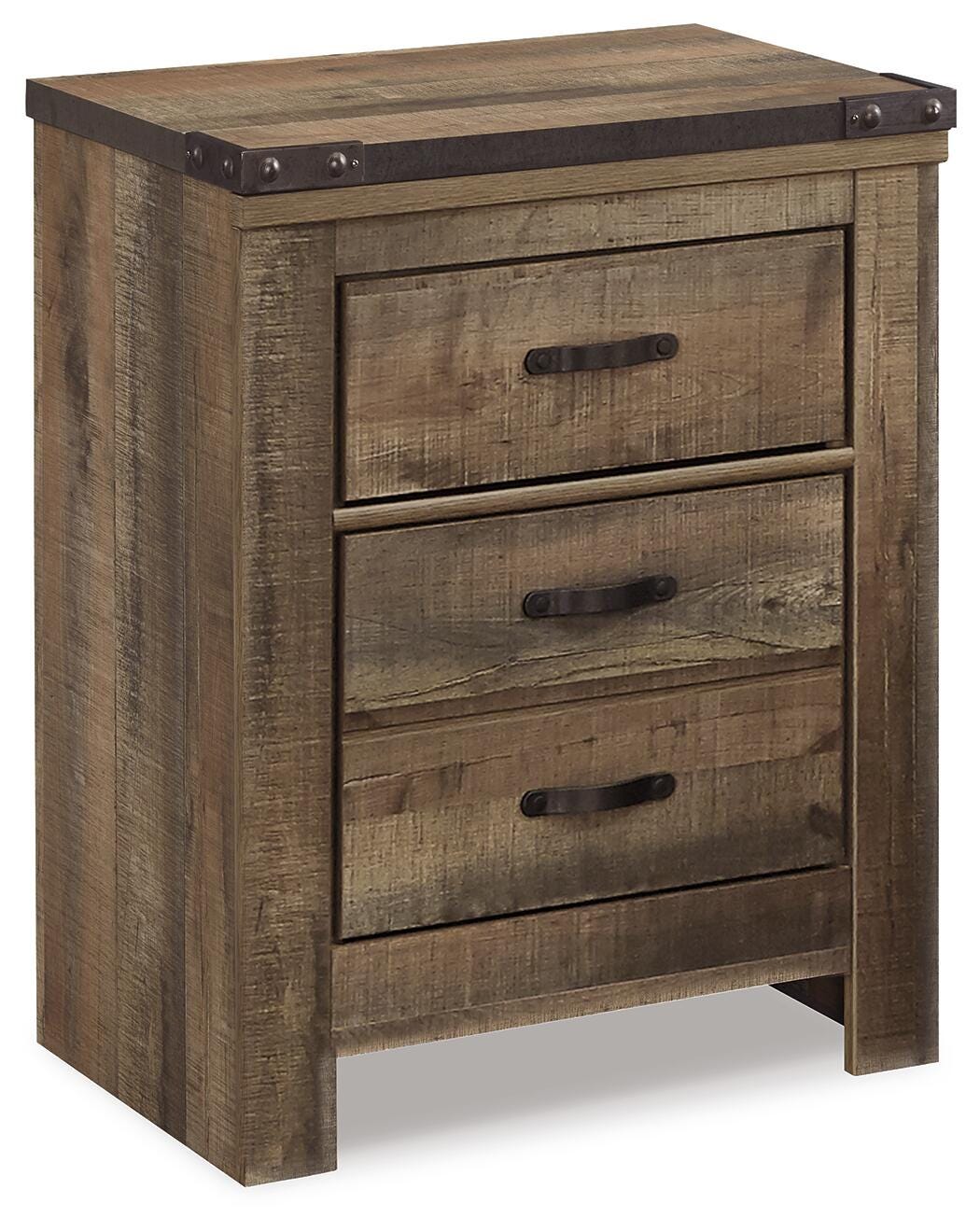 Trinnell Two Drawer Nightstand