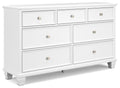 Fortman White Dresser