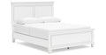 Fortman White Panel Bed - Queen