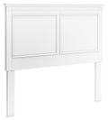 Fortman White Panel Panel Bed - Full