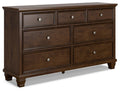 Danabrin Brown Dresser