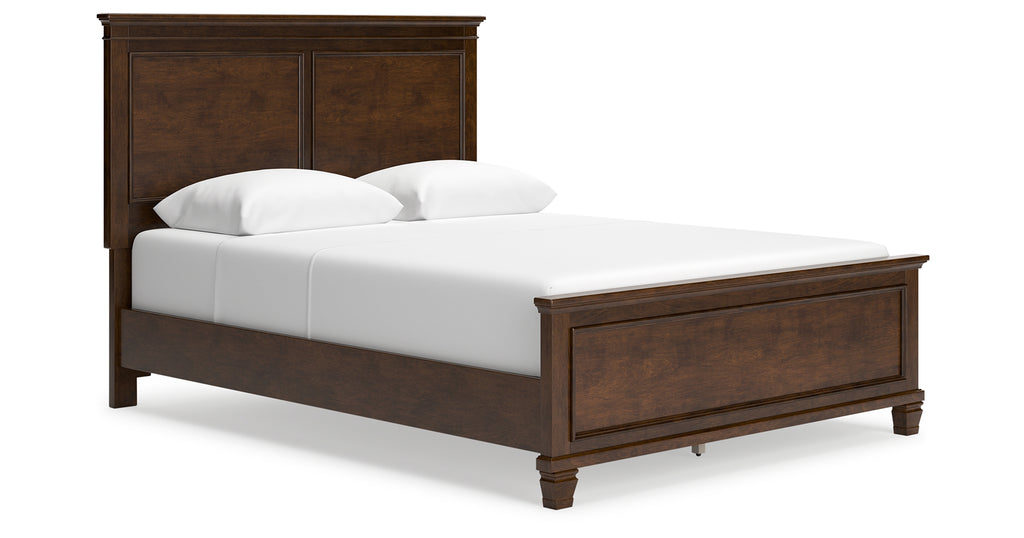Danabrin Brown Panel Bed - Queen