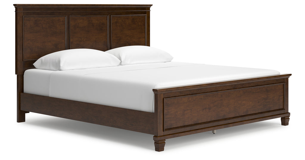 Danabrin Brown Panel Bed - King