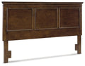 Danabrin Brown Panel Panel Bed - King