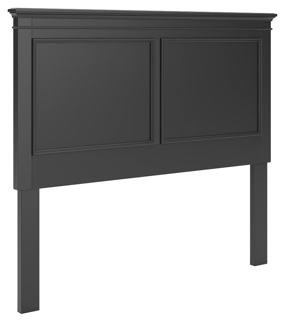 Lanolee Black Panel Panel Bed - Full