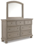 Lettner Light Gray Bedroom Mirror