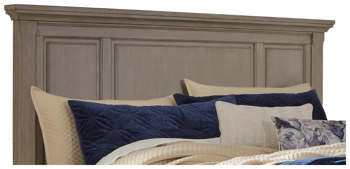 Lettner Light Gray Panel Panel Bed - Queen