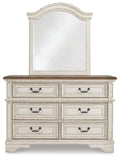 Realyn Chipped White Youth Mirror