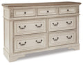 Realyn Chipped White Dresser