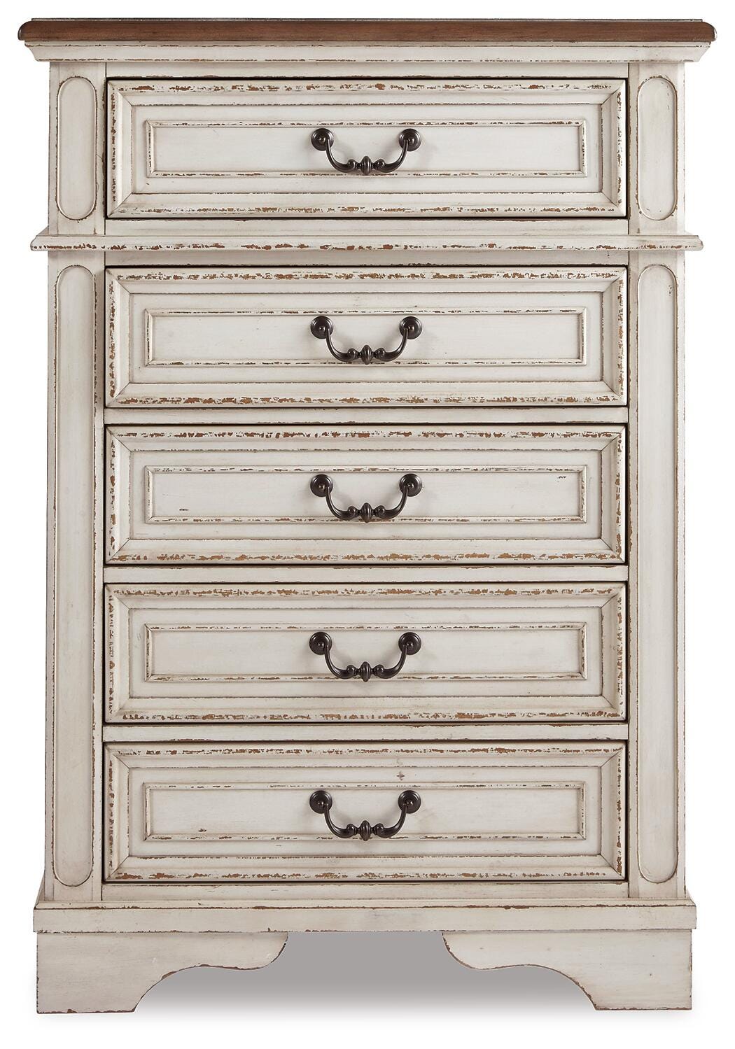 Realyn Chipped White Chest