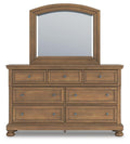 Feddinger Medium Brown Bedroom Mirror