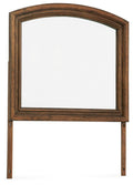 Zackaryn Warm Brown Bedroom Mirror
