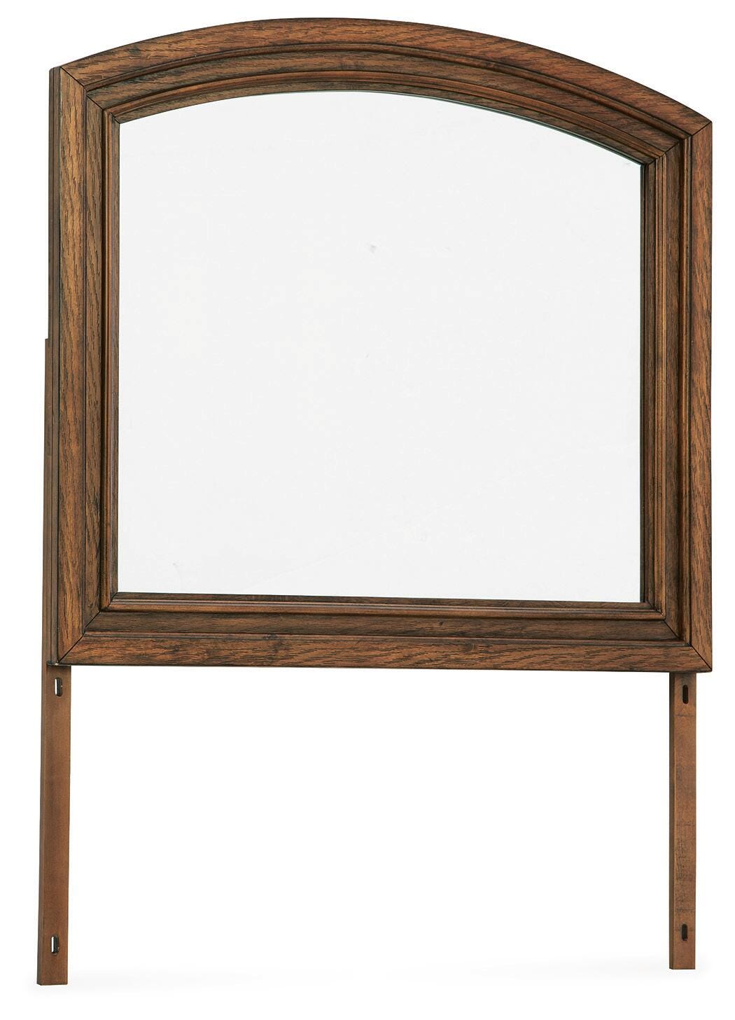 Zackaryn Warm Brown Bedroom Mirror