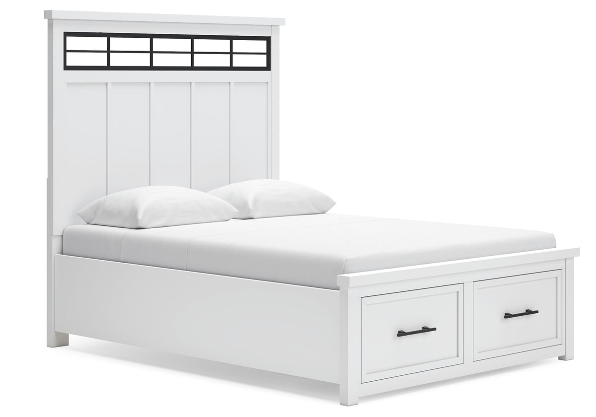 Ashbryn Queen Panel Storage Bed