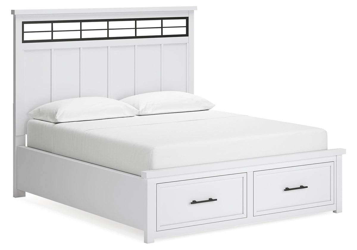 Ashbryn King/California King Panel Storage Bed