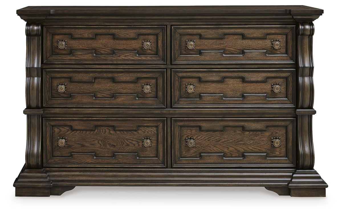 Maylee Dark Brown Dresser