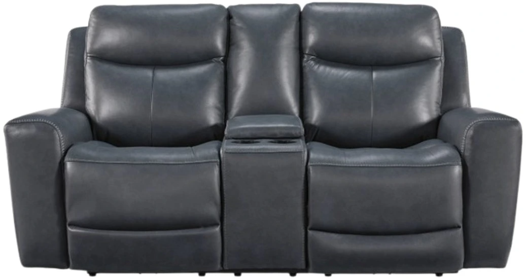 Bexhurst Admiral Power Reclining Loveseat with Console and Adjustable Headrests