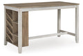 Rectangular Counter Table W/ Storage