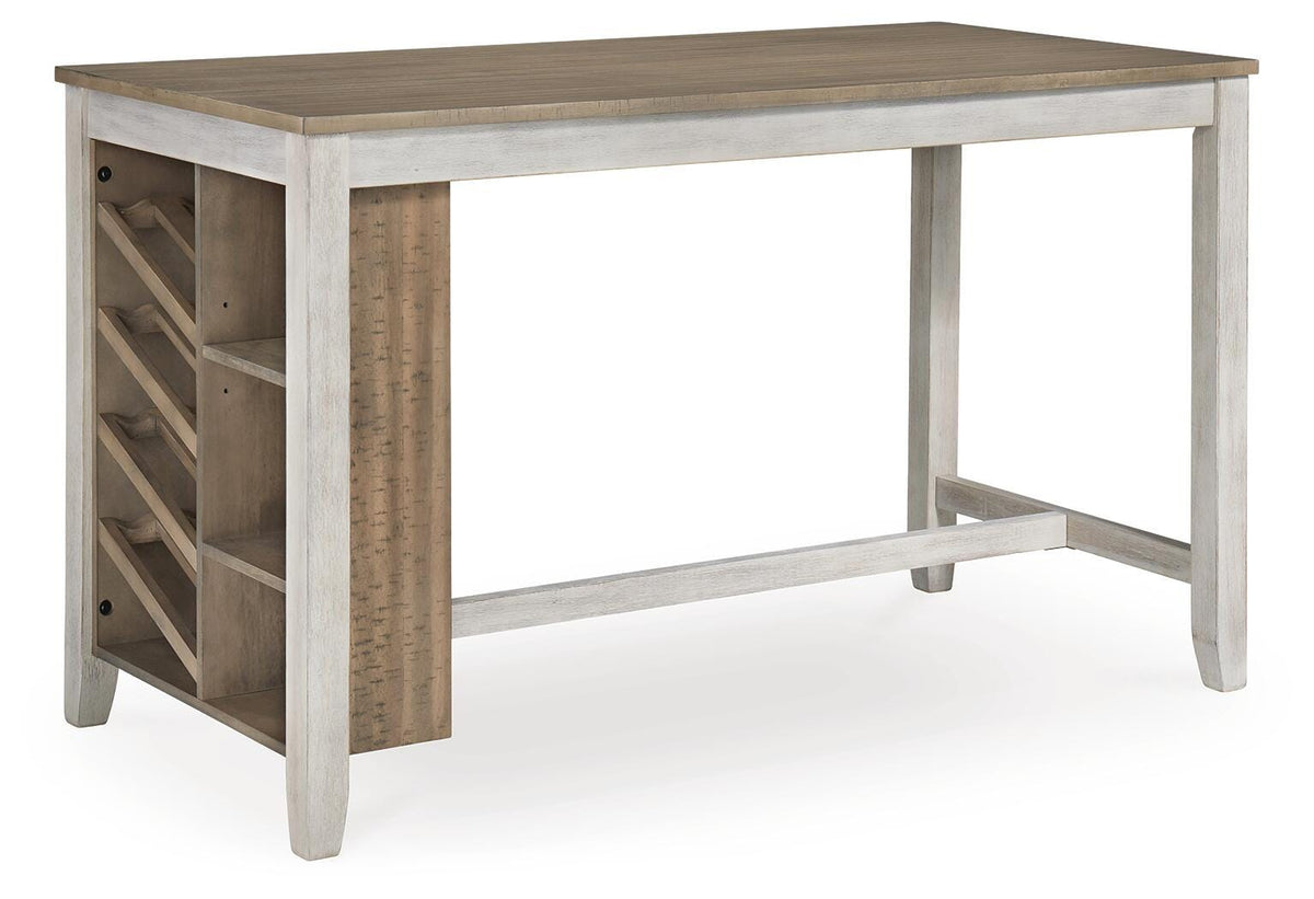 Rectangular Counter Table W/ Storage