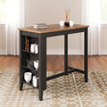 Gesthaven Natural Brown Rectangular Dining Room Counter Table