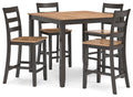 Gesthaven Brown/Grey Counter Table Set