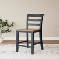Gesthaven Natural Blue Barstool