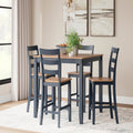 Gesthaven Natural Blue Dining Room Counter Table Set