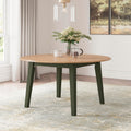 Gesthaven Natural Green Round Dining Room Drop Leaf Table