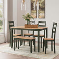 Gesthaven Natural Green Dining Room Table Set