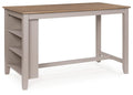 Harperfield Natural Gray Rectangular Counter Height Dining Table