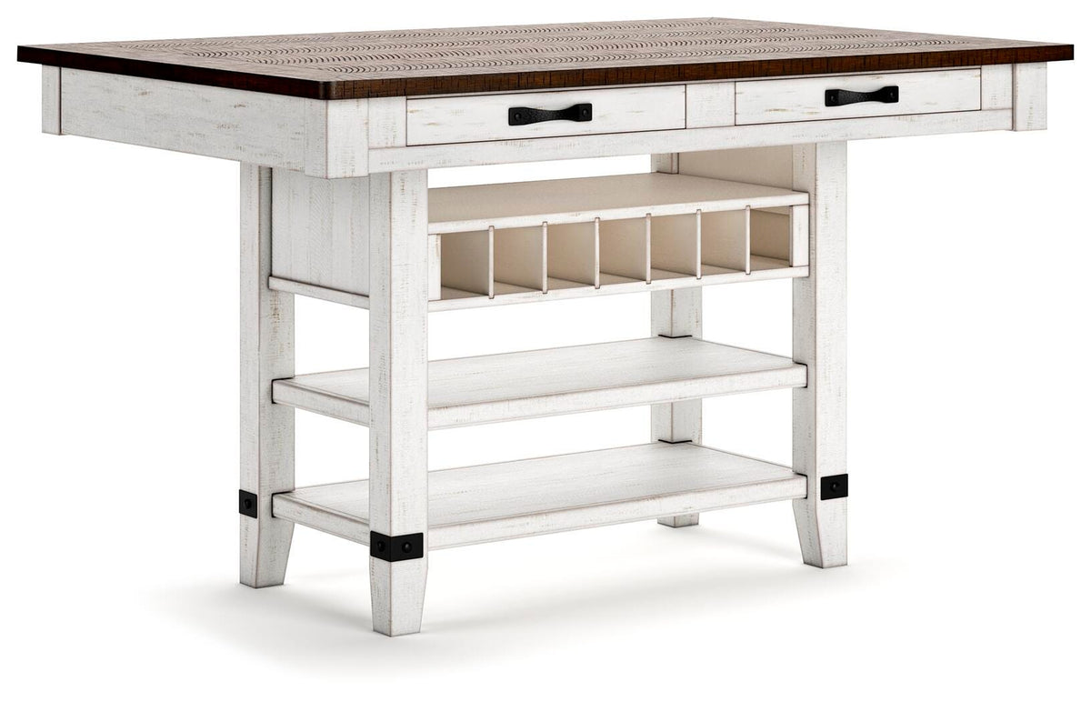 Rectangular. Counter Height Dining Table