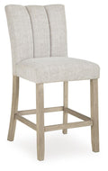 Larawyn Bisque Upholstered Barstool