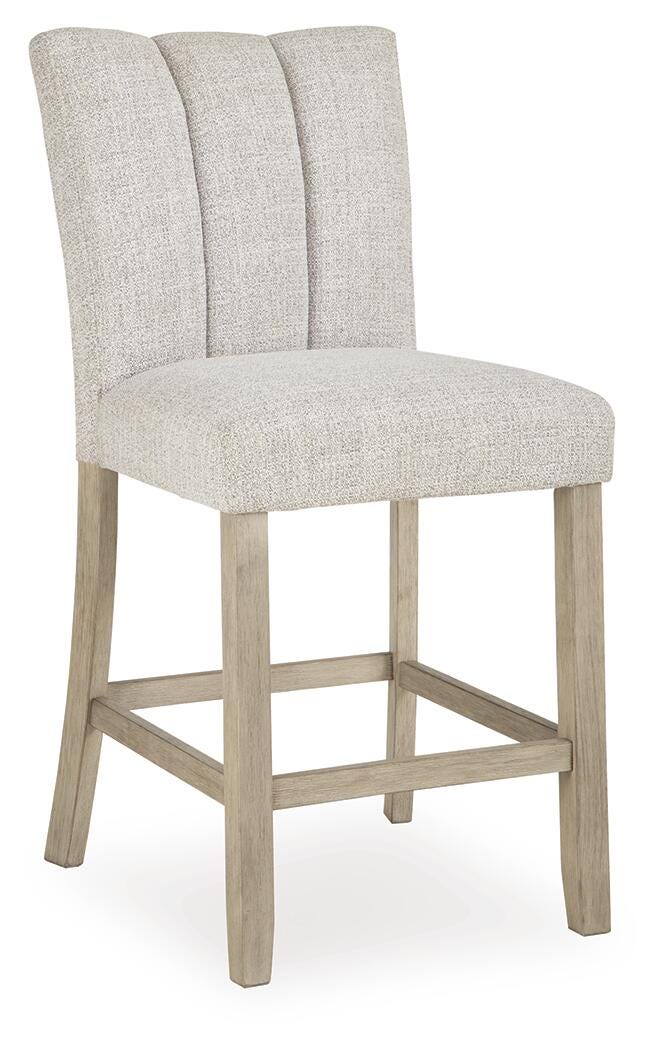 Larawyn Bisque Upholstered Barstool