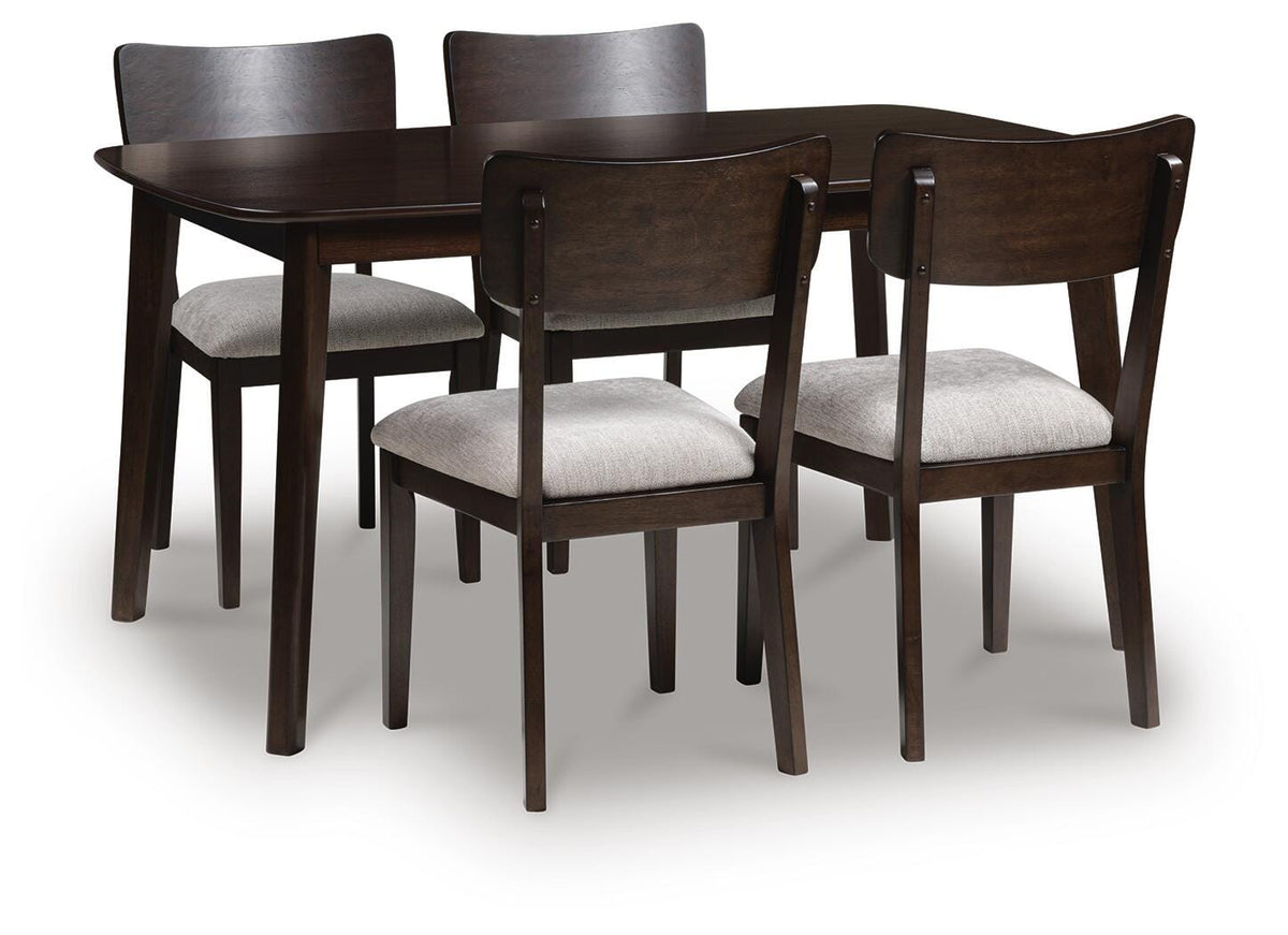Mallenette Merlot Dining Room Table Set
