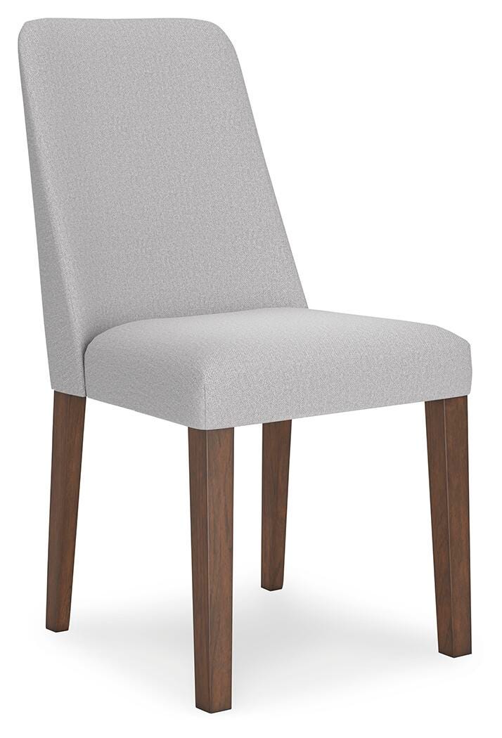 Lyncott Dining Upholstered Side Chair (Light Gray)
