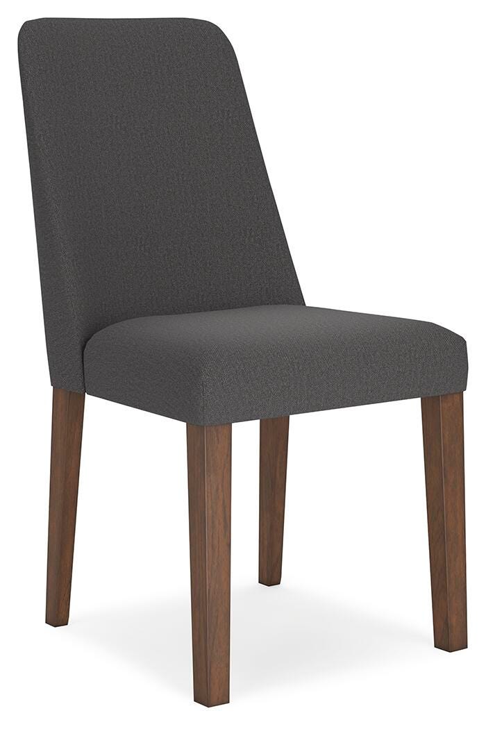 Lyncott Dining Upholstered Side Chair (Charcoal)