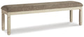 Bolanburg Two-Tone Extra Large Upholstered Dining Room Bench