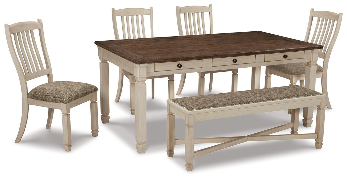 Bolanburg Two-Tone Dining Upholstered Side Chair