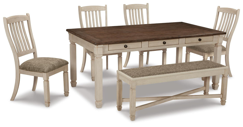 Bolanburg Two-Tone Dining Upholstered Side Chair