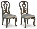 Maylee Dark Brown Round Dining Room Pedestal Table