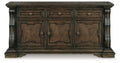 Maylee Dark Brown Dining Room Buffet