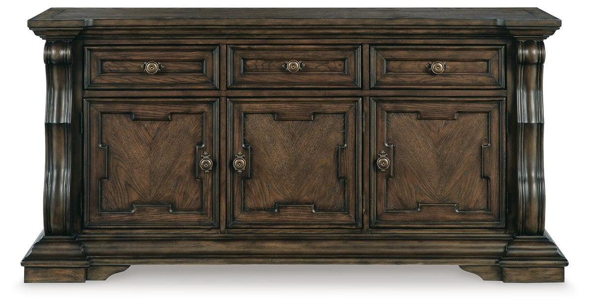 Maylee Dark Brown Dining Room Buffet