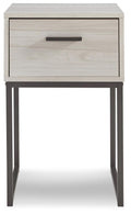 Socalle Light Natural One Drawer Night Stand