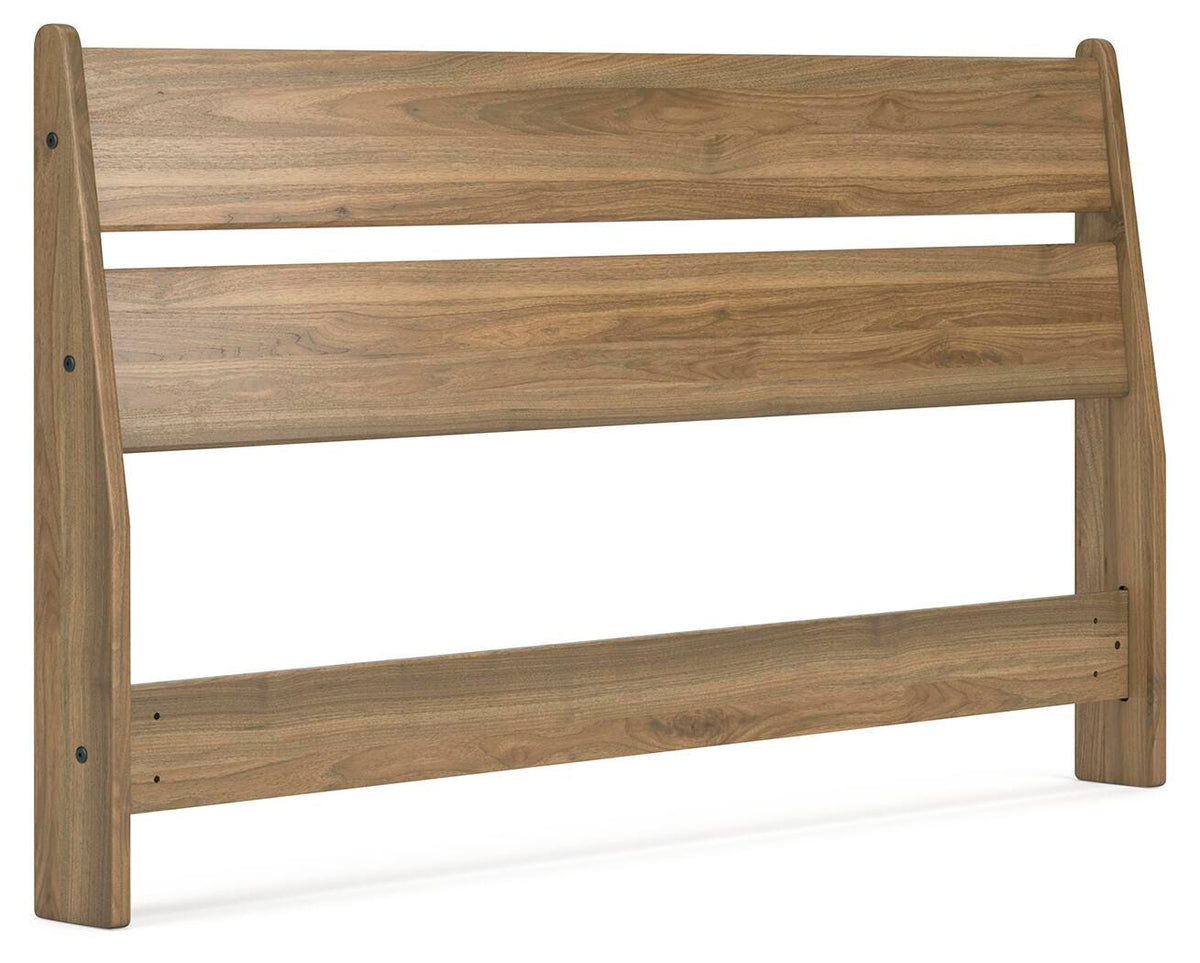 Deanlow Honey Panel Bed - Queen