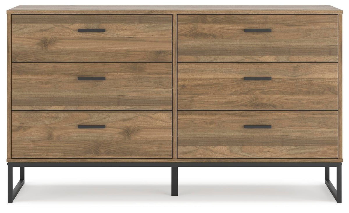 Deanlow Honey Six Drawer Dresser
