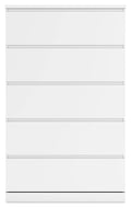 Onita White Five Drawer Chest