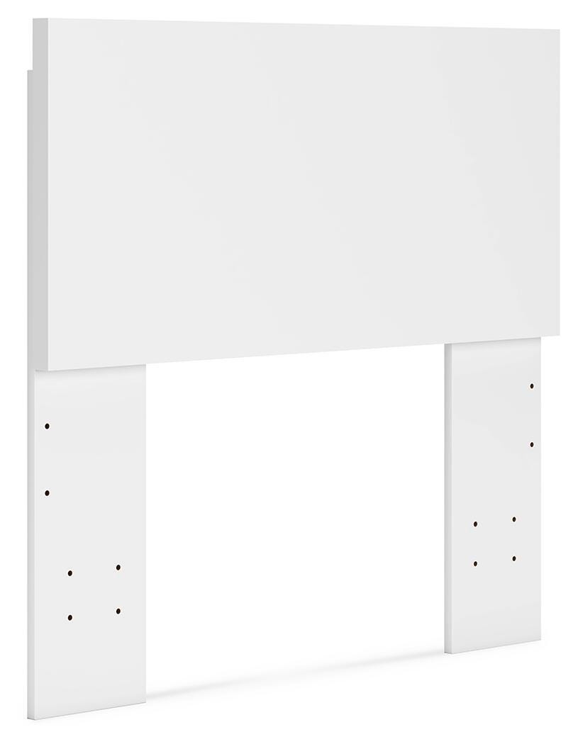 Onita White Panel Bed - Twin